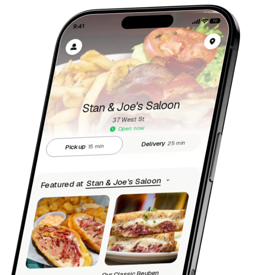 Stan & Joe's Saloon app preview