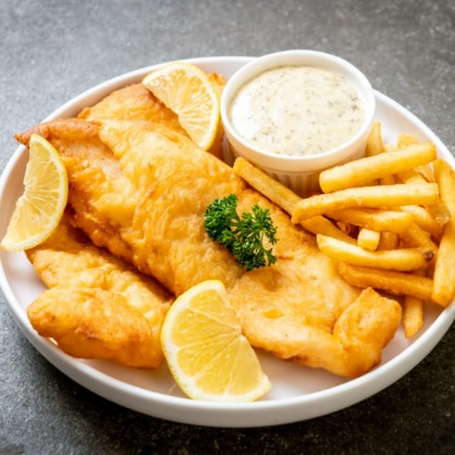 Fish and Chips.