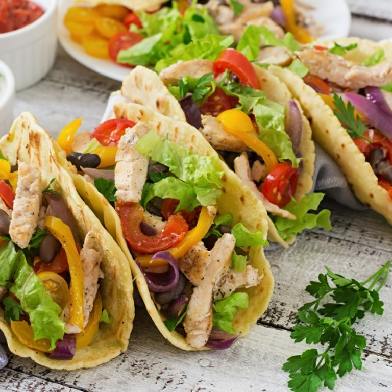 Delicious Chicken Tacos Await