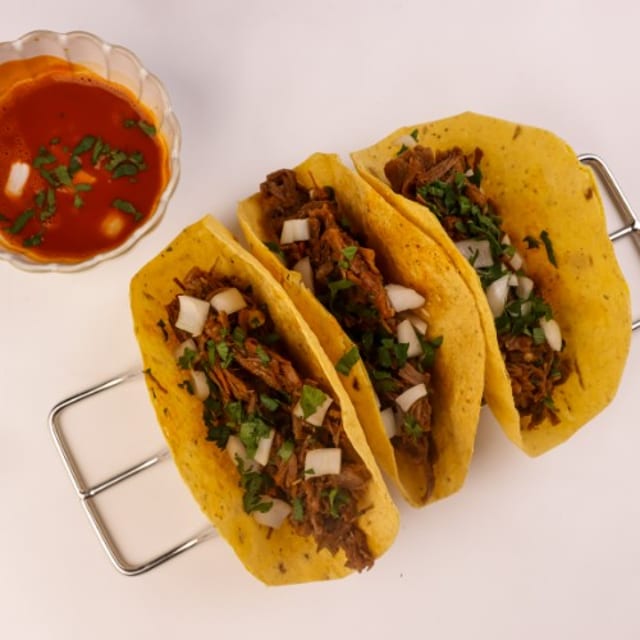 Birria Carne Tacos.