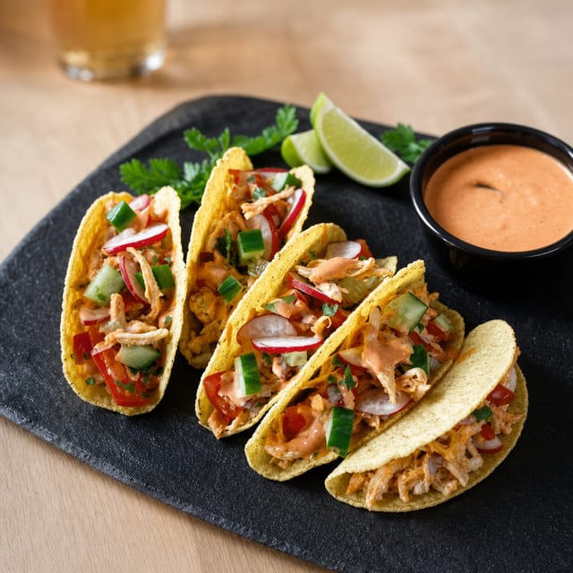 Beer Battered Cod Tacos.