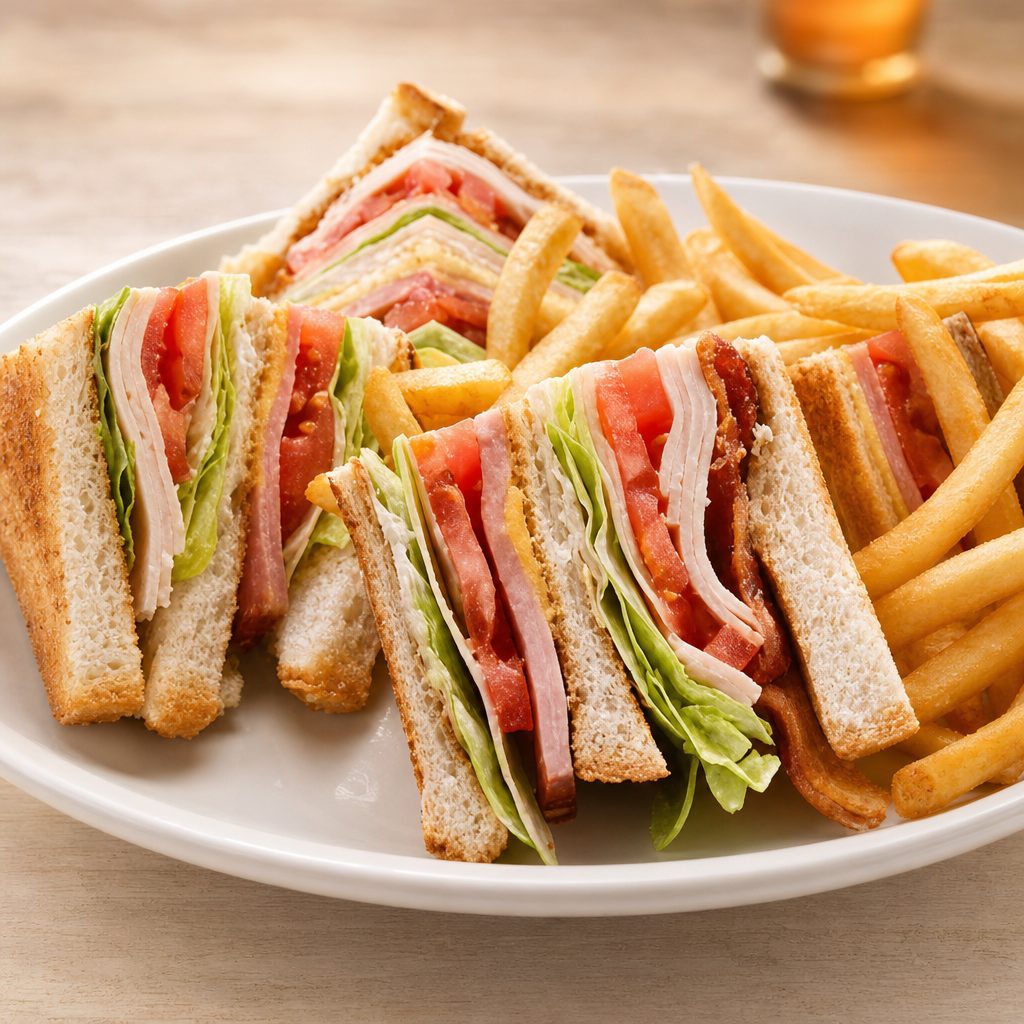 The Classic Club Sandwich.