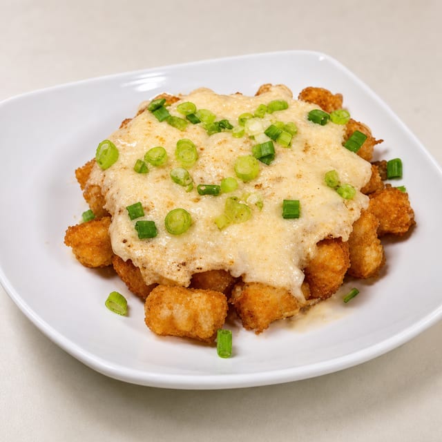 Crabby Tater Tots.