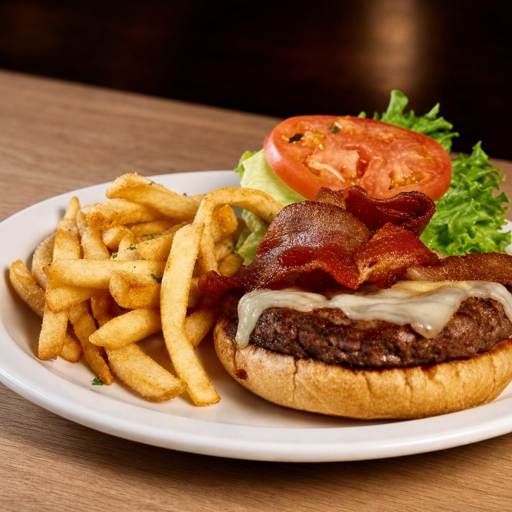 Riverside Burger.