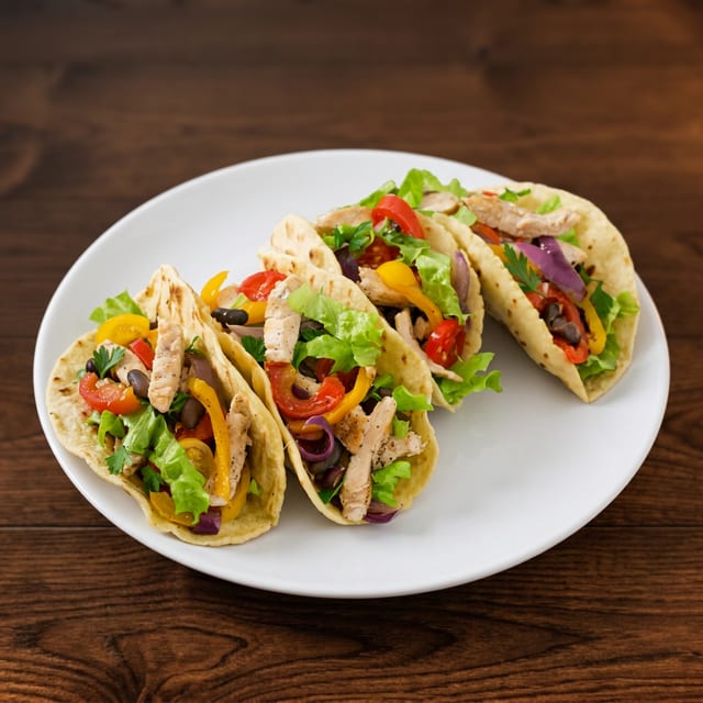 Blackened Chicken Tacos.