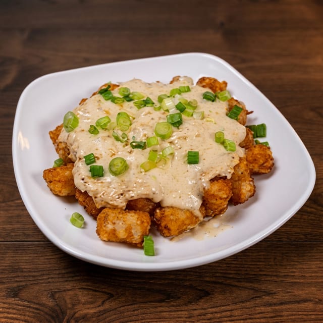 Crabby Tater Tots.