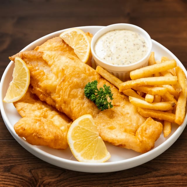 Fish and Chips.